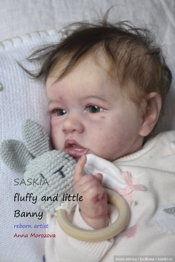 Саския маленький пушистый зайка! Куклы-реборн Анны Морозовой (фото 7)