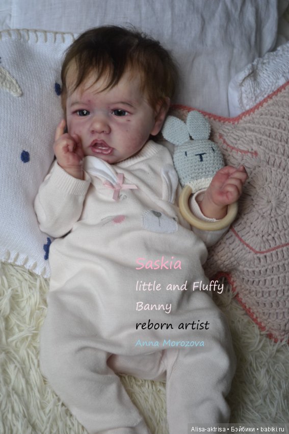 Саския маленький пушистый зайка! Куклы-реборн Анны Морозовой (фото 9)
