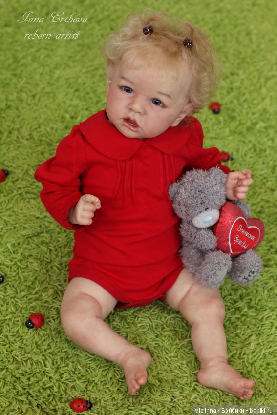 Кукла реборн Инны Ершовой Виктория (Saskia by Bonnie Brown) (фото 3)