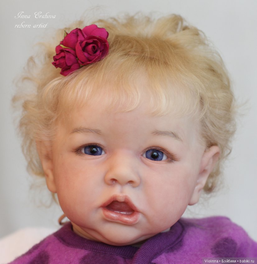 Кукла реборн Инны Ершовой Виктория (Saskia by Bonnie Brown) (фото 9)