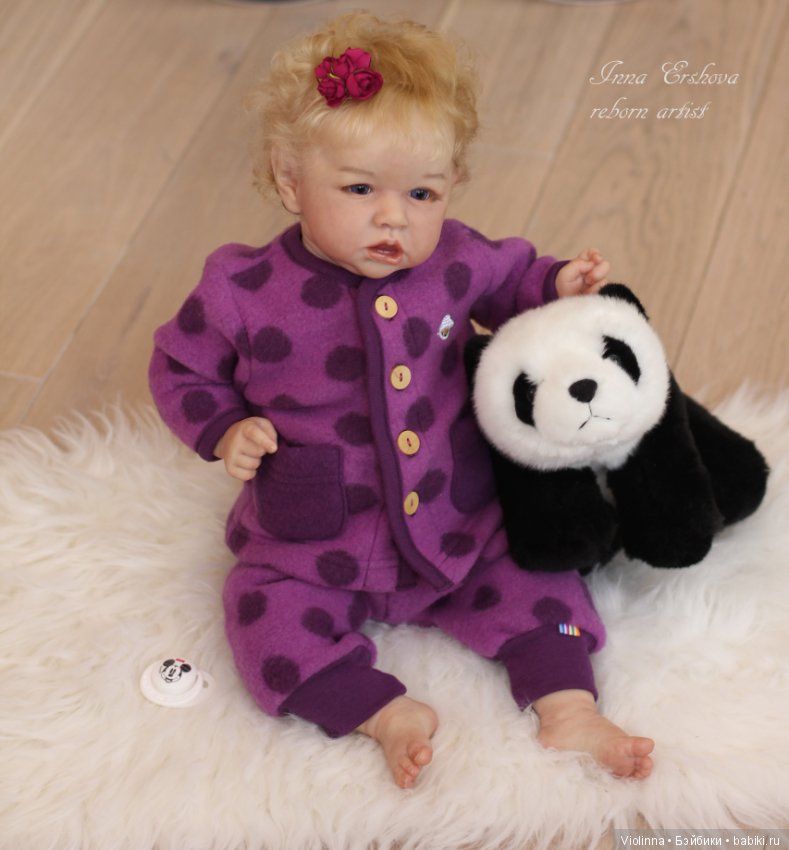 Кукла реборн Инны Ершовой Виктория (Saskia by Bonnie Brown) (фото 6)