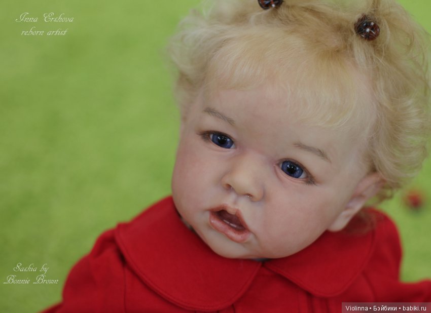 Кукла реборн Инны Ершовой Виктория (Saskia by Bonnie Brown) (фото 4)