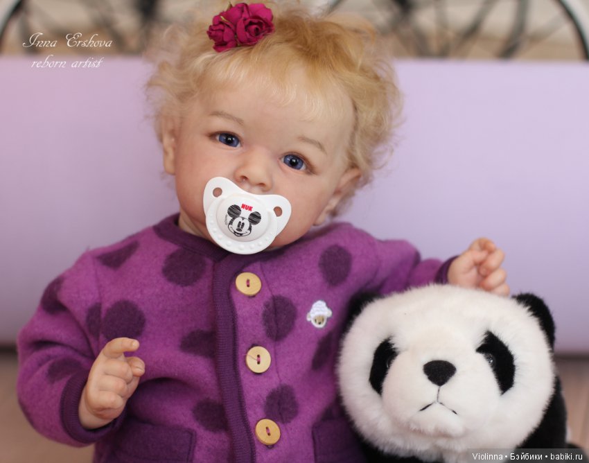 Кукла реборн Инны Ершовой Виктория (Saskia by Bonnie Brown) (фото 5)