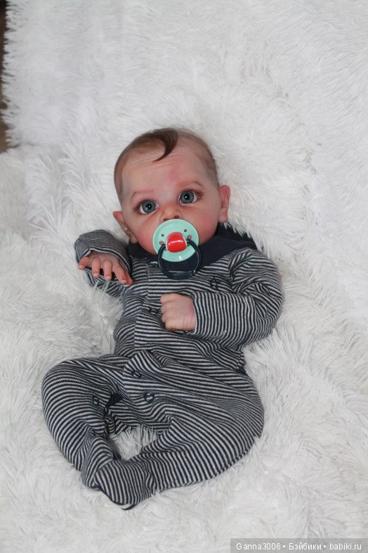 Реборн Маленький глазастик Олли