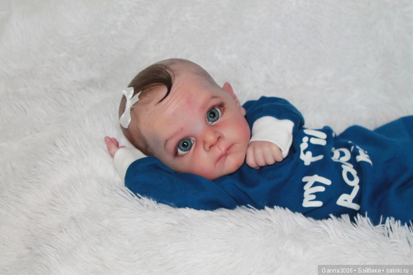 Реборн Маленький глазастик Олли