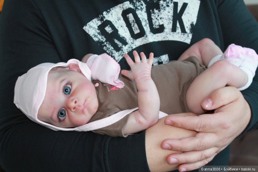 Реборн Маленький глазастик Олли (фото 10)