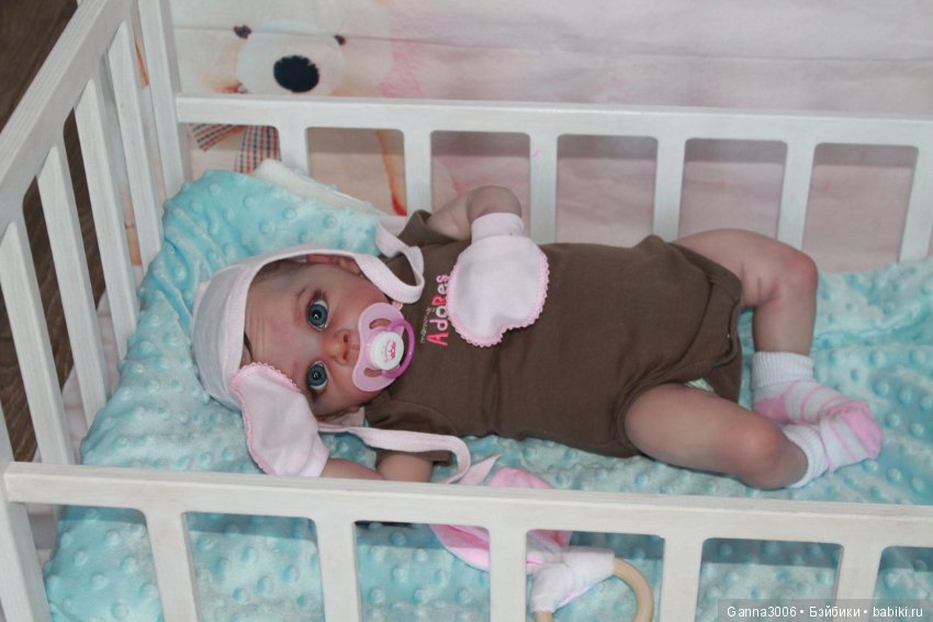 Реборн Маленький глазастик Олли