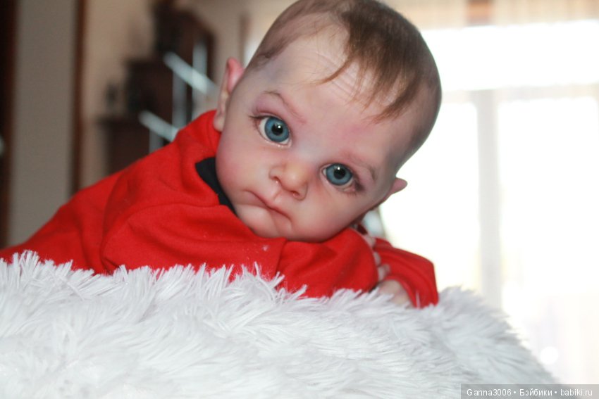 Реборн Маленький глазастик Олли (фото 2)