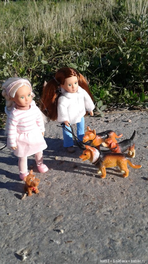 Прогулка с собаками — American Girl Mini: Куклы 16 см (фото 4)