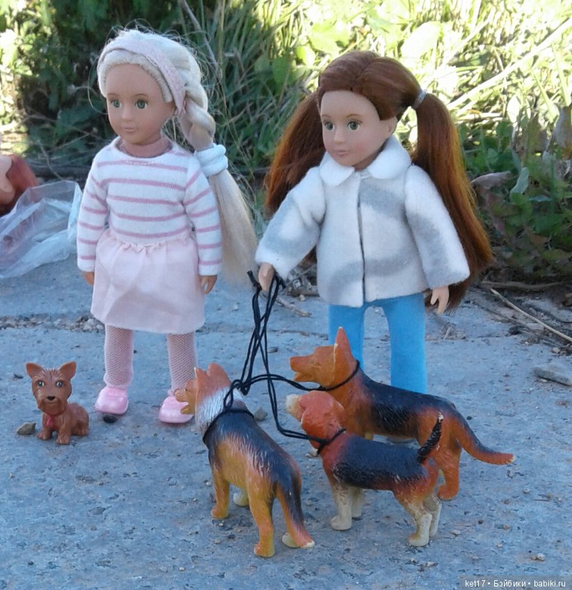 Прогулка с собаками — American Girl Mini: Куклы 16 см (фото 5)