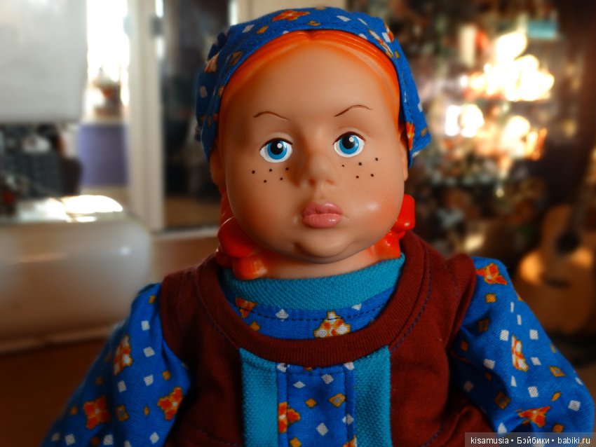 Вот такая Марфуша. Переделка перчаточной куклы (фото 5)