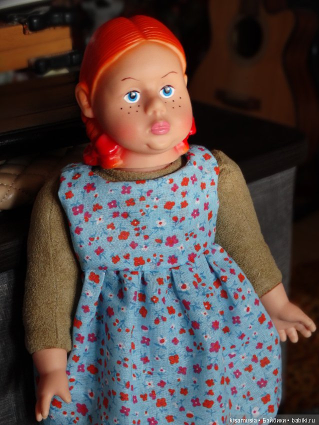 Вот такая Марфуша. Переделка перчаточной куклы (фото 2)