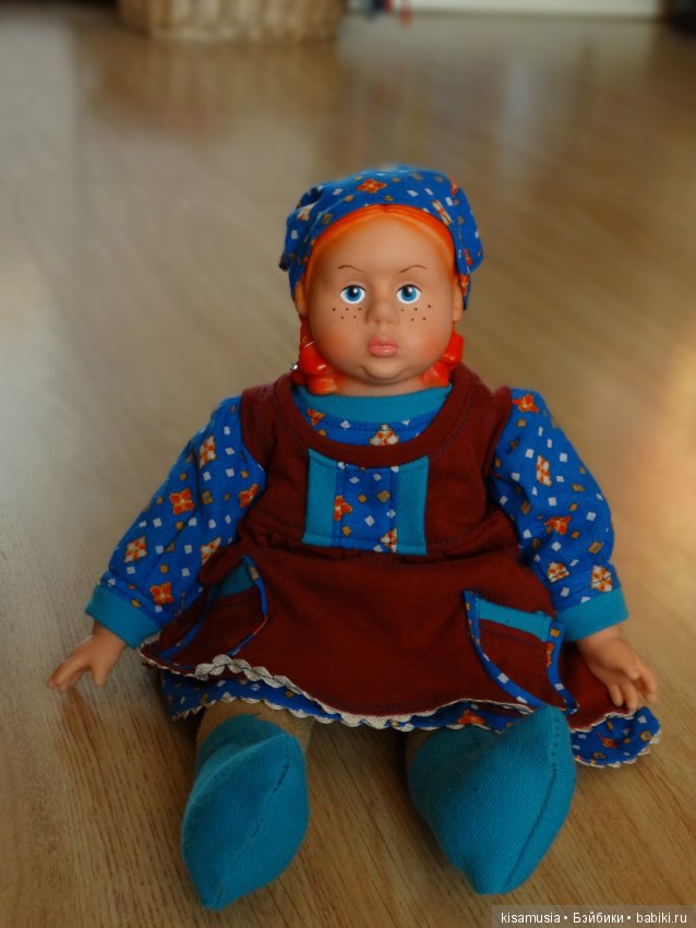 Вот такая Марфуша. Переделка перчаточной куклы (фото 4)