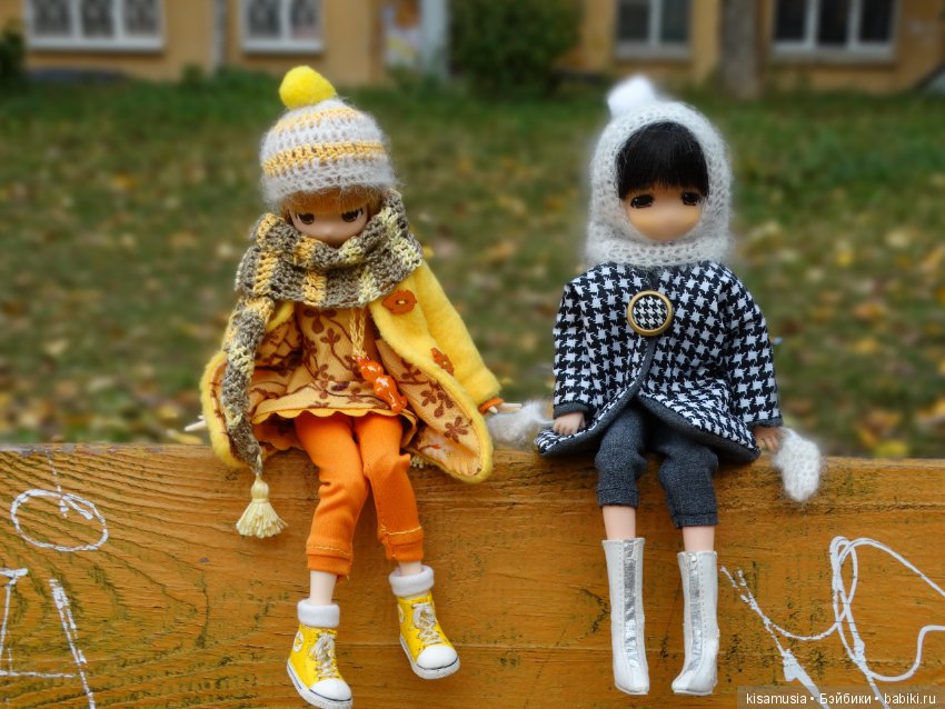 Осенняя прогулка малышек Mamachapp