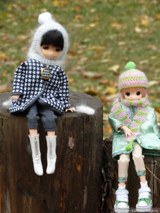 Осенняя прогулка малышек Mamachapp