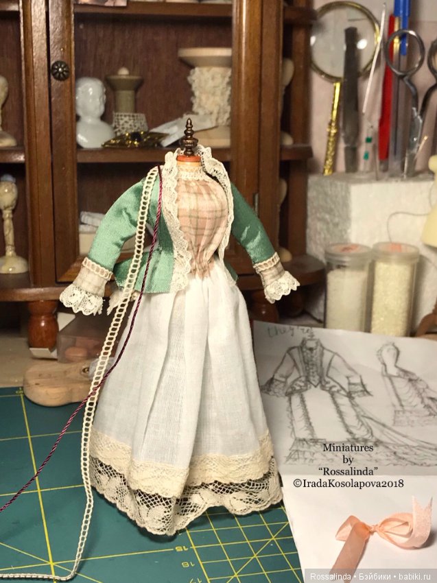 С модных страниц журнала. Коллекционная миниатюра 1/12 (фото 5)