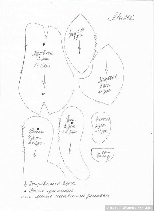 Морячок от Юлии Аладьиной с выкройкой (фото 2)