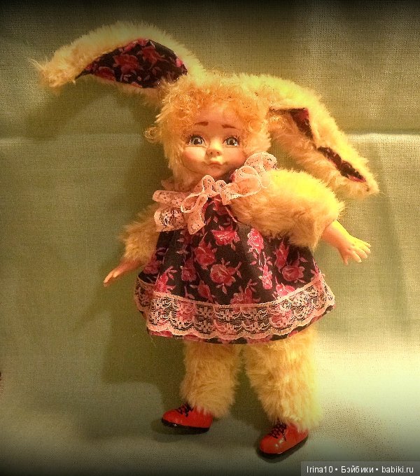 Зайка - Мой первый опыт по созданию тедди долл (фото 9)