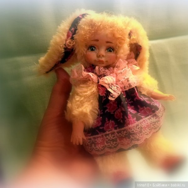 Зайка - Мой первый опыт по созданию тедди долл (фото 7)