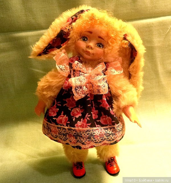 Зайка - Мой первый опыт по созданию тедди долл