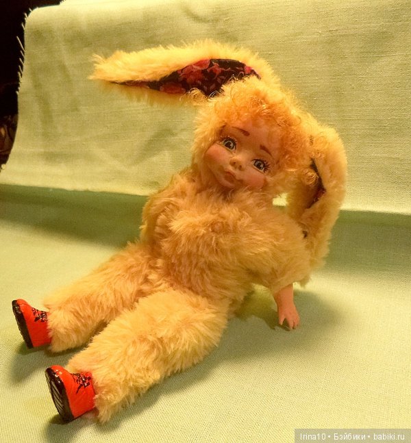 Зайка - Мой первый опыт по созданию тедди долл (фото 3)