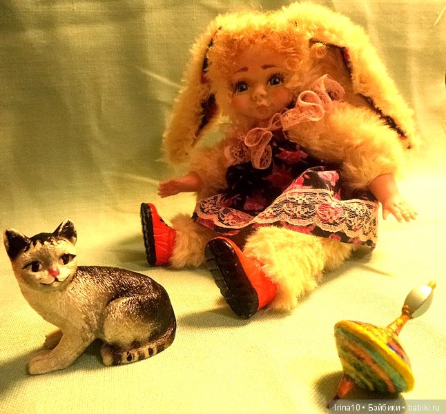 Зайка - Мой первый опыт по созданию тедди долл (фото 10)