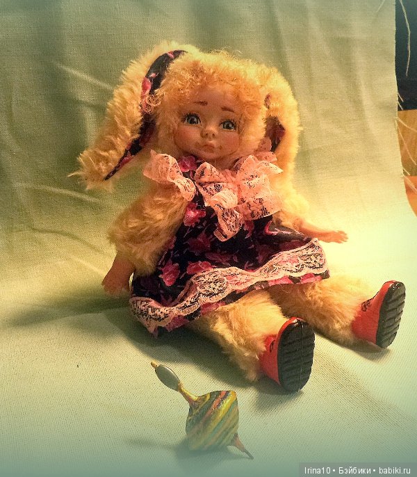 Зайка - Мой первый опыт по созданию тедди долл (фото 6)