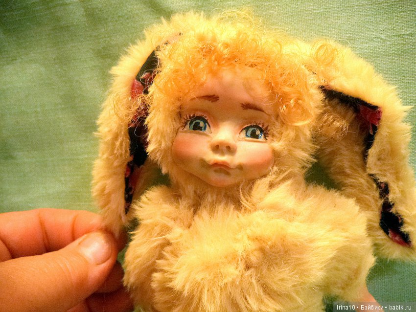 Зайка - Мой первый опыт по созданию тедди долл (фото 4)