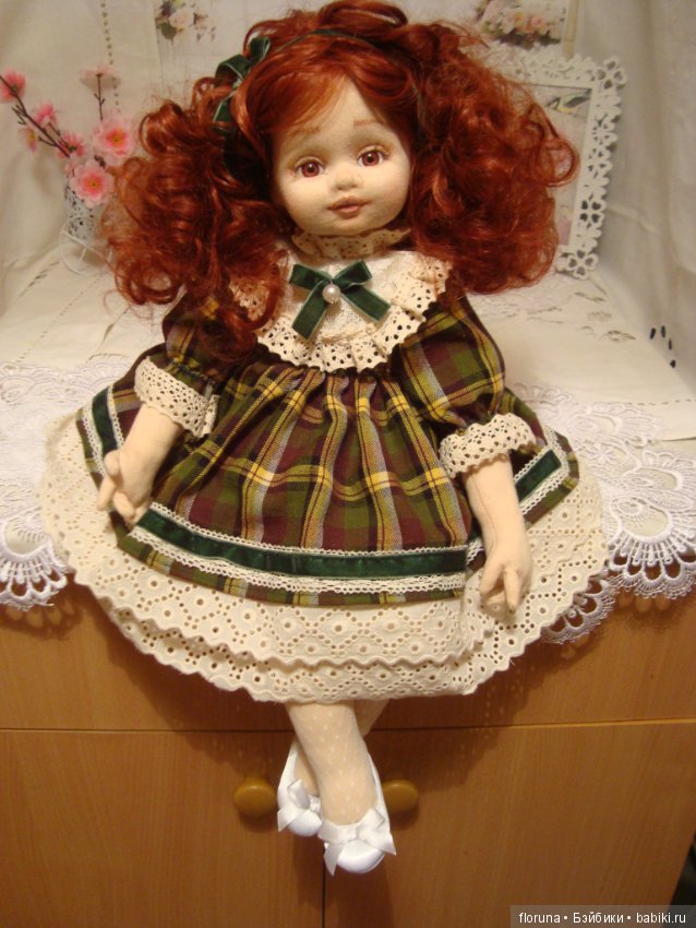 Мила. Текстильная авторская кукла (фото 3)