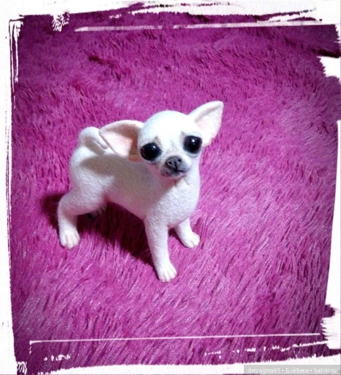 Чихуахуа — Валяные игрушки из шерсти: сухое валяние (фото 3)