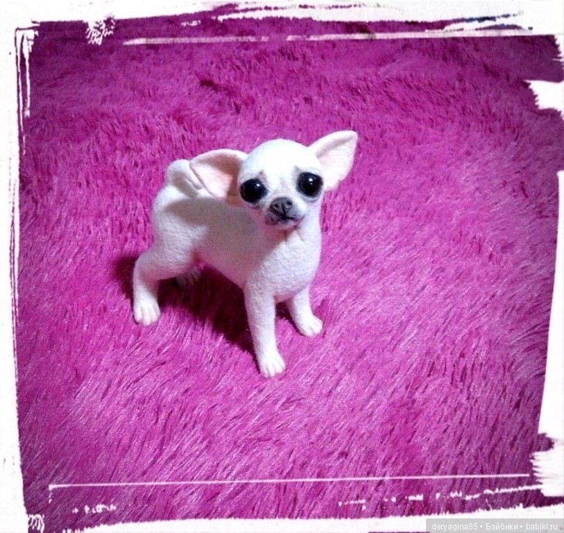 Чихуахуа — Валяные игрушки из шерсти: сухое валяние (фото 2)
