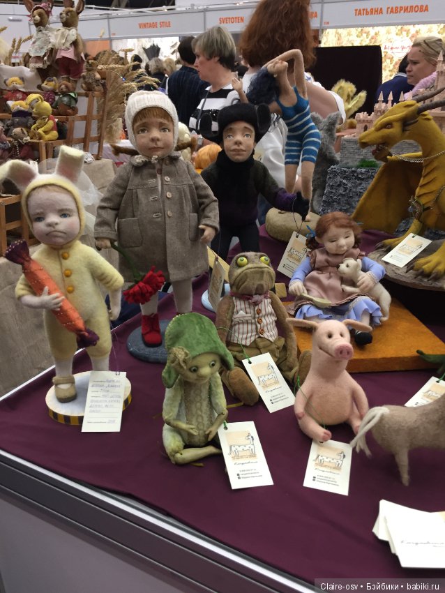 Посещение Салона авторских кукол на Тишинке в Москве 5.10.18 - часть 1