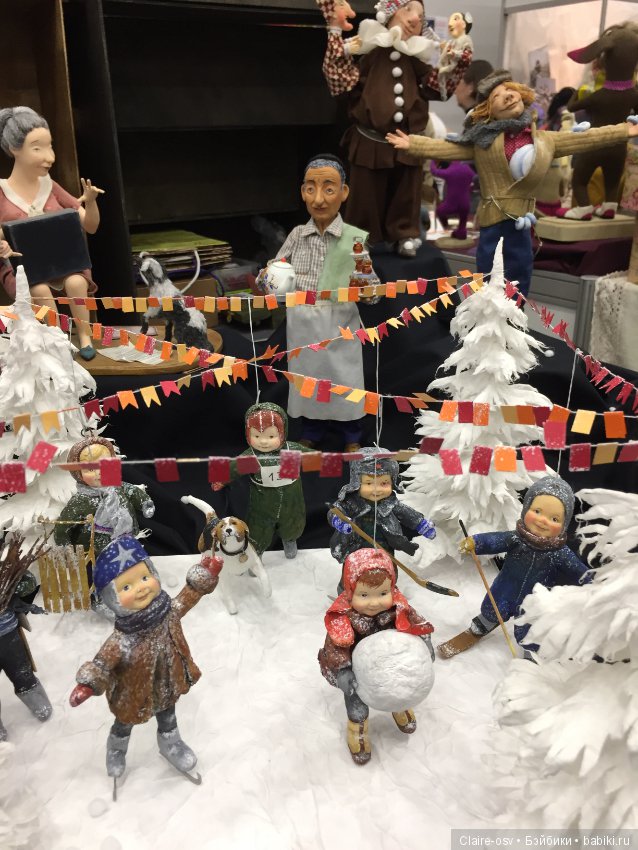 Посещение Салона авторских кукол на Тишинке в Москве 5.10.18 - часть 1