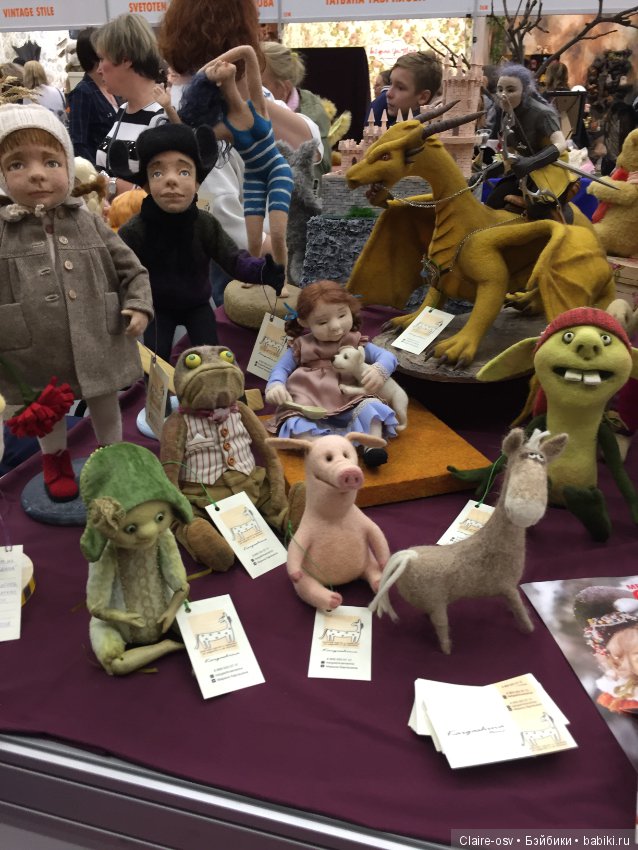 Посещение Салона авторских кукол на Тишинке в Москве 5.10.18 - часть 1