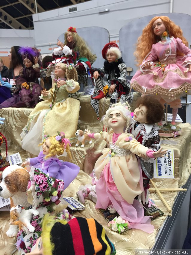 Посещение Салона авторских кукол на Тишинке в Москве 05.10.18 - часть 2