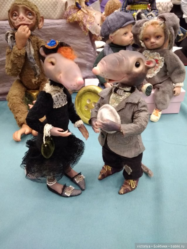 Салон авторских кукол на Тишинке 2018. Как увидела выставку я. Фоторепортаж