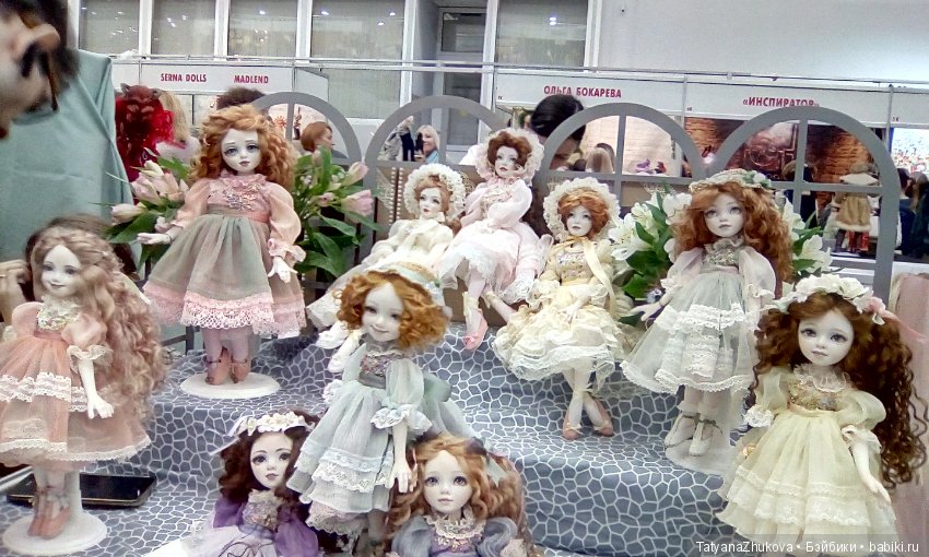Где куклы так похожи на людей... (Салон кукол на Тишинке 2018)