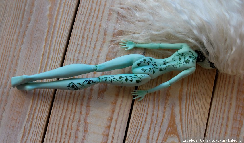 ООАК Френки Плющ (нюд) — ООАК Monster High и Ever After High: репейнт