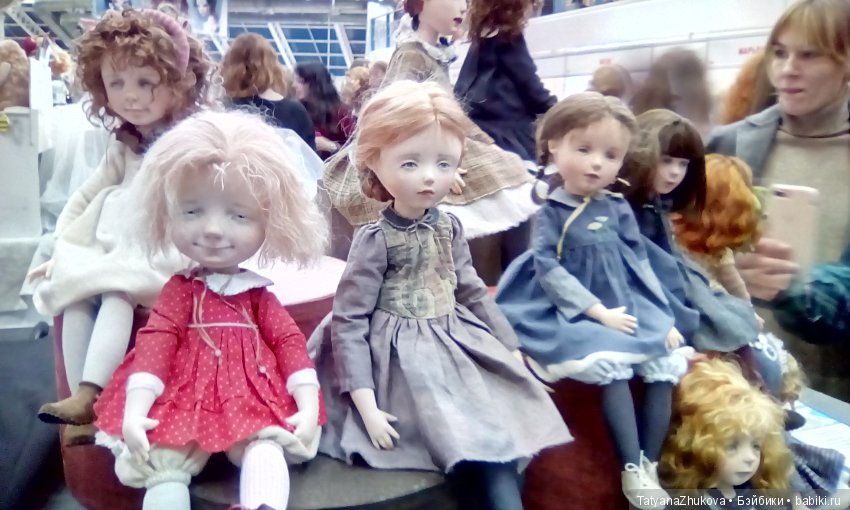Где куклы так похожи на людей... (Салон кукол на Тишинке 2018)