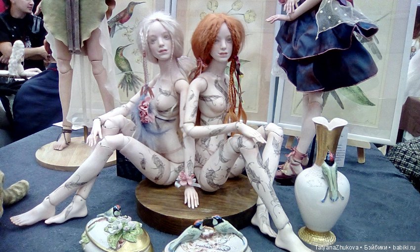 Где куклы так похожи на людей... (Салон кукол на Тишинке 2018)