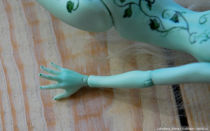 ООАК Френки Плющ (нюд) — ООАК Monster High и Ever After High: репейнт (фото 3)