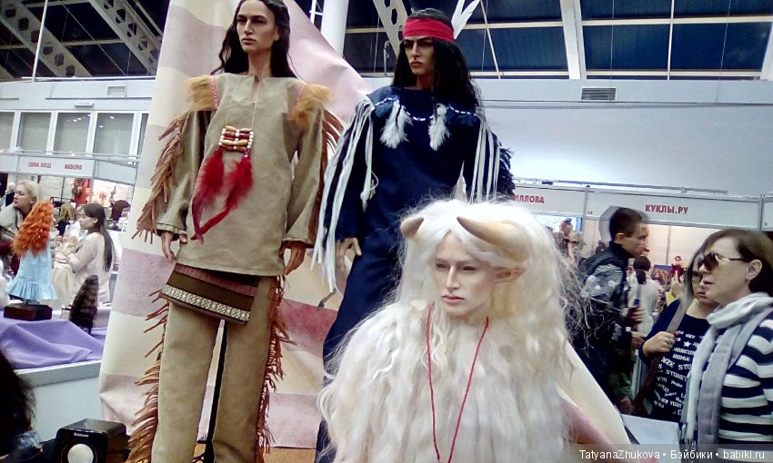 Где куклы так похожи на людей... (Салон кукол на Тишинке 2018)