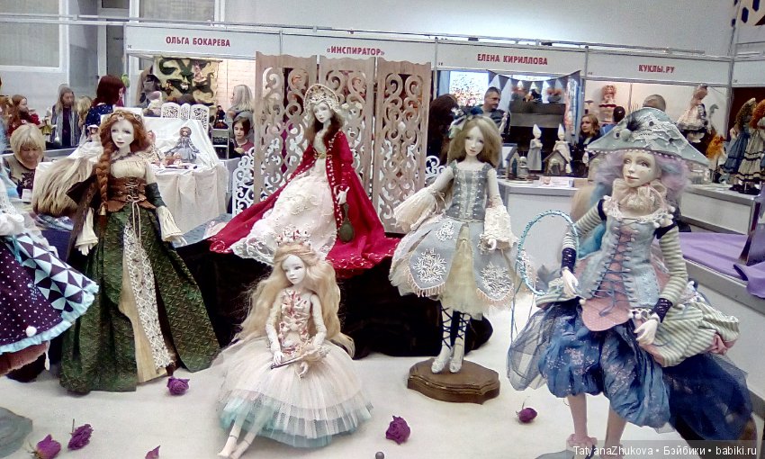 Где куклы так похожи на людей... (Салон кукол на Тишинке 2018)