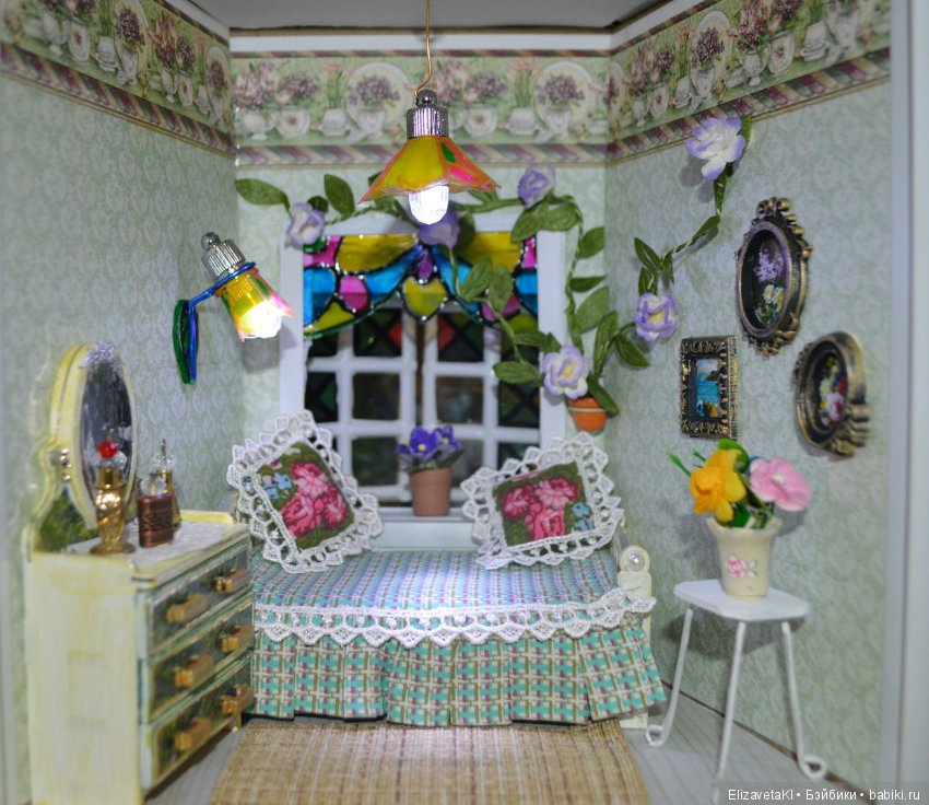 Интерьер кукольных домов. Часть 2