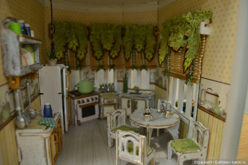 Интерьер кукольных домов. Часть 2