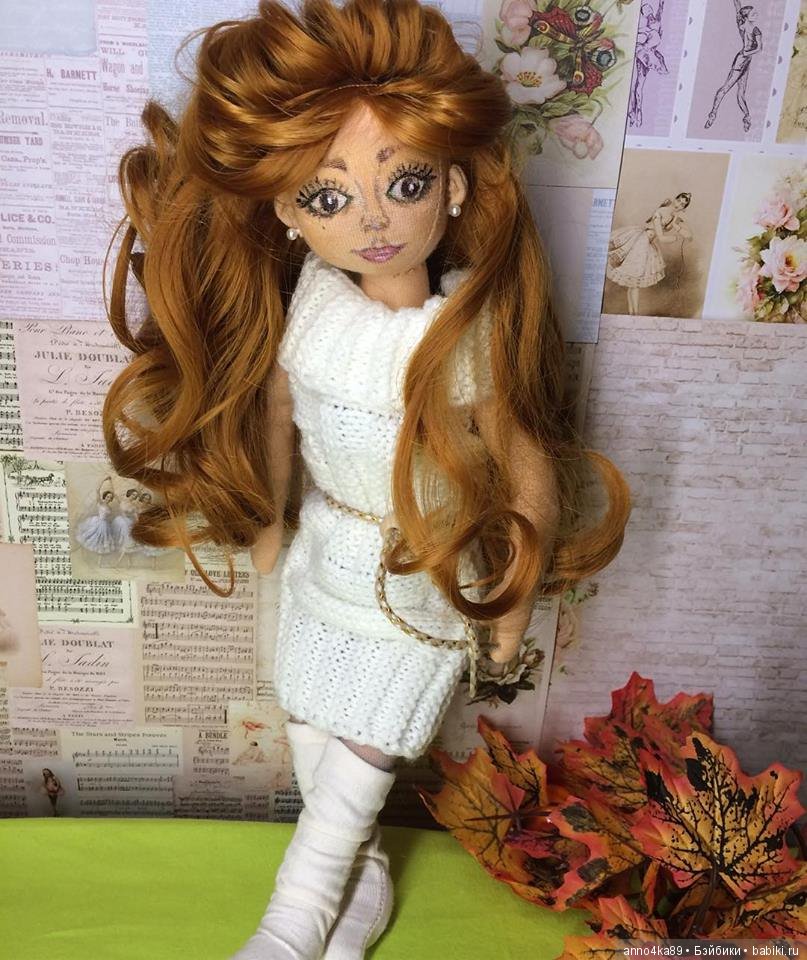 Игровая текстильная куколка лиса - Алиса (фото 7)