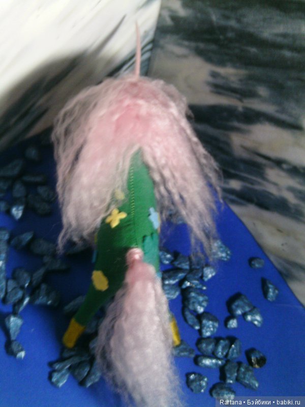 Цветочный единорог — Текстильные игрушки и примитивы: кофейные (фото 5)