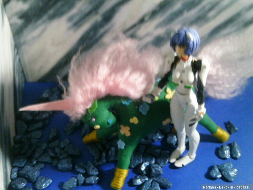 Цветочный единорог — Текстильные игрушки и примитивы: кофейные (фото 8)