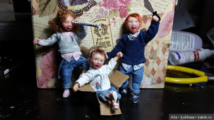 Минимир от Ирина Мартин — Авторские миниатюрные куклы: лепка