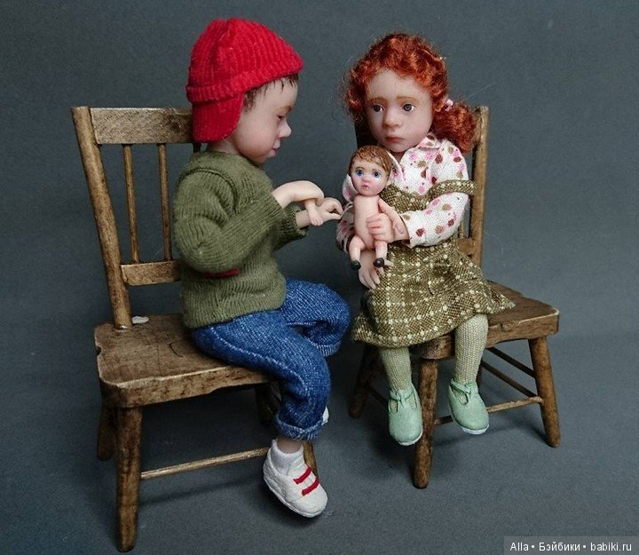 Минимир от Ирина Мартин — Авторские миниатюрные куклы: лепка (фото 6)